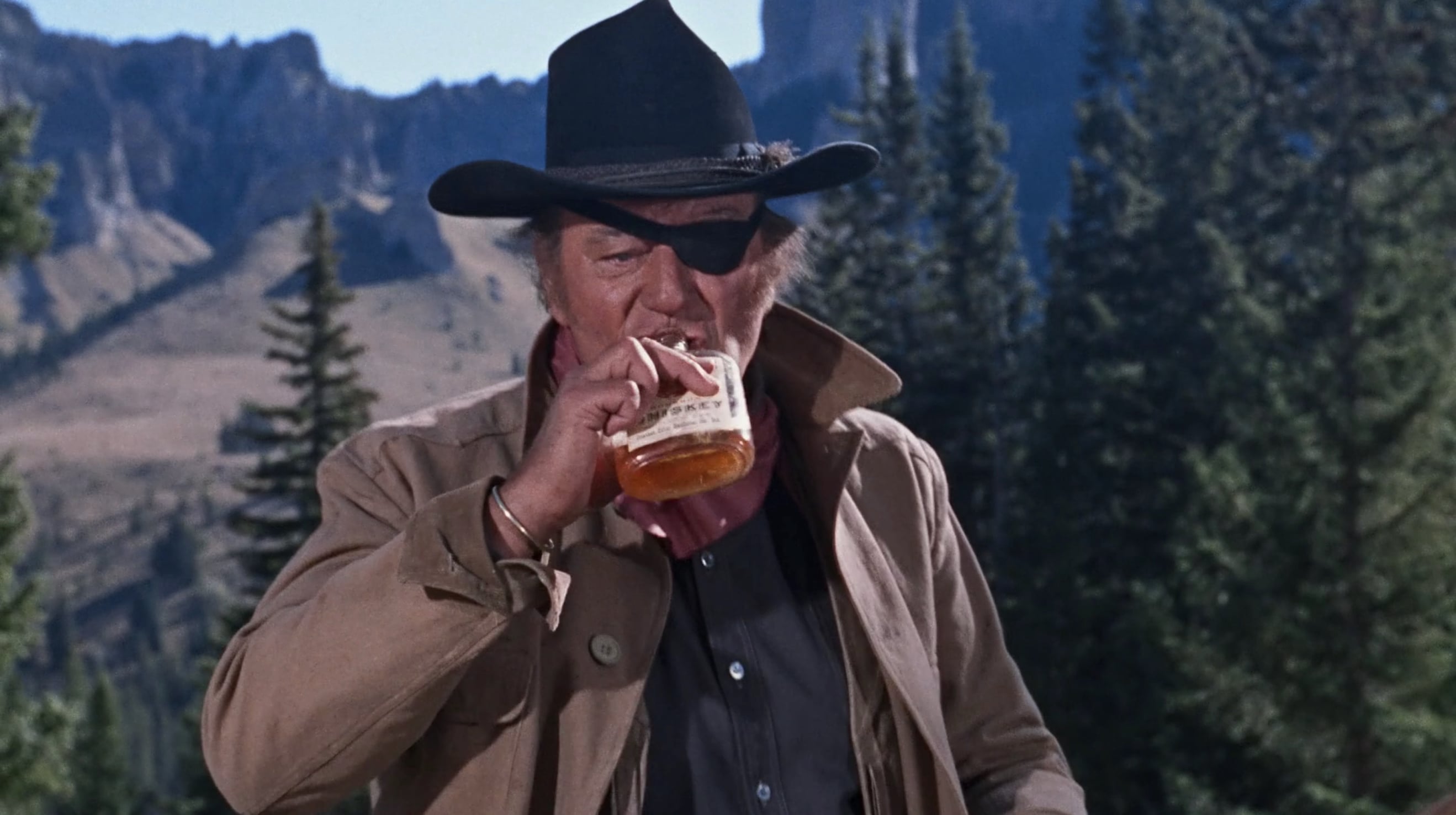 John Wayne as Rooster Cogburn